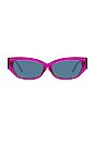 view 1 of 3 x Linda Farrow Vanessa in Fuchsia & Blue