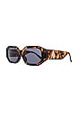 view 2 of 3 X Linda Farrow Blake in Tortoise Shell & Blue