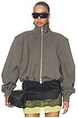 view 2 of 5 CHAQUETA BOMBER JACKET in Melange Grey