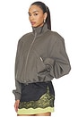 view 3 of 5 CHAQUETA BOMBER JACKET in Melange Grey