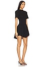 view 2 of 4 Ruched Mini Dress in Black