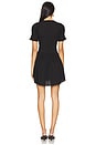 view 3 of 4 Ruched Mini Dress in Black