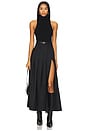 view 5 of 6 Pleated Wool Maxi Skirt in Black