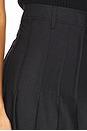 view 6 of 6 Pleated Wool Maxi Skirt in Black