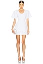view 1 of 4 Hayden Dress in White Crinkle