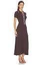 view 2 of 3 Penelope Dress in Mocca