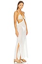 view 2 of 5 ROBE MAXI CLOUD 9 in Gold & White