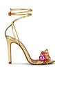 view 1 of 5 Sunkissed Coral Sandal in Gold