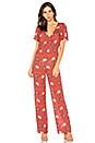 view 1 of 3 Valentina Fiesta Jumpsuit in Red