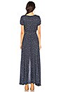 view 3 of 3 Daphne Easy Days Wrap Maxi Dress in Navy