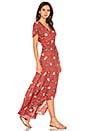 view 2 of 3 МАКСИ-ПЛАТЬЕ С ЗАПАХОМ VALENTINA FIESTA in Red