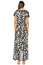 view 3 of 3 Spring Rose Wrap Maxi Dress in Navy