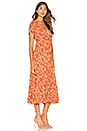 view 2 of 3 Agnes Fleur Midi Dress in Rust