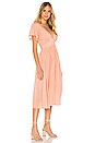 view 2 of 3 Jasmine Tie Back Midi Dress in Coral