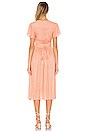 view 3 of 3 Jasmine Tie Back Midi Dress in Coral