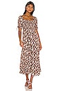 view 4 of 4 Matilda Nina Midi Dress in Brown