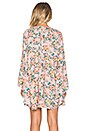 view 3 of 4 Bell Sleeved Shift Dress in Musk Boho Blooms Floral