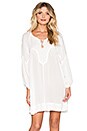 view 1 of 4 Luxe Shift Dress in White