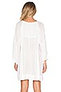 view 3 of 4 Luxe Shift Dress in White