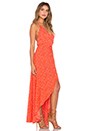 view 3 of 4 Backless Splash Dress in Red Spanish Caravan