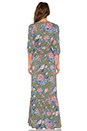 view 3 of 3 Willow Wrap Maxi Dress in Khaki Magnolia