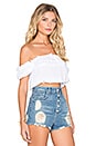view 2 of 3 Boho Baby Crop Top in White