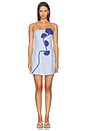 view 1 of 3 VESTIDO DANTE in Wave Blue
