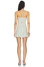 view 3 of 4 VESTIDO LENNY in Seafoam Green