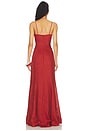view 3 of 3 ROBE ANTONIA in Sunset Orange
