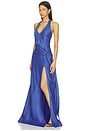 view 2 of 3 Dua Dress in Deep Sea Blue