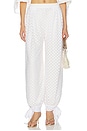 view 1 of 6 PANTALON ELIF in White