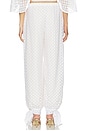 view 4 of 6 PANTALON ELIF in White