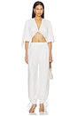 view 5 of 6 PANTALON ELIF in White