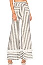 view 1 of 4 PANTALON CARTAGENA in Ivory & Black Stripe