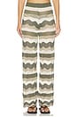view 1 of 6 PANTALÓN MARTINA in Olive Stripe