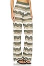 view 2 of 6 PANTALÓN MARTINA in Olive Stripe