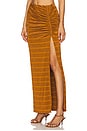 view 3 of 6 Marina Skirt in Cognac
