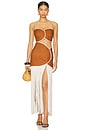 view 5 of 6 Joelle Skirt in Cognac