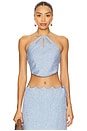 view 1 of 4 Amazon Top in Blue Melange