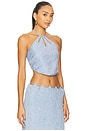 view 2 of 4 Amazon Top in Blue Melange
