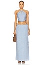 view 4 of 4 Amazon Top in Blue Melange