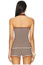 view 3 of 5 Amari Top in Espresso Stripe