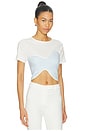 view 2 of 4 Ceci Top in Ice Blue