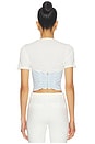 view 3 of 4 Ceci Top in Ice Blue