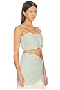 view 2 of 4 Aveiro Top in Seafoam Green