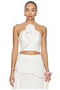 view 1 of 4 Leia Top in Ivory