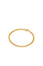 view 1 of 2 Lea Thin Curb Chain Bracelet in Gold
