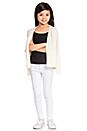 view 5 of 5 Cardigan in Tofu & Neutrals Combo in Tofu & Neutral Combo