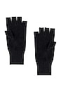 view 2 of 2 Fingerless Gloves in Black