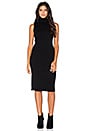 view 1 of 3 Sleeveless Turtleneck Dress in Black